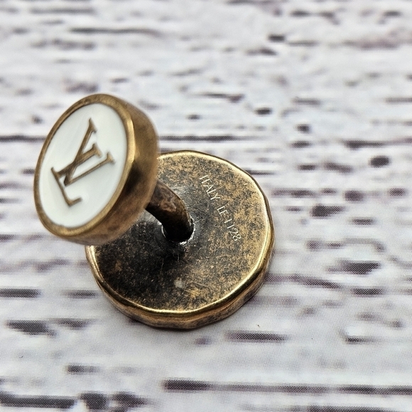 Louis Vuitton Cuff Link set with Damier Ebene Case - Picture 8 of 9